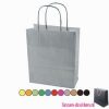Kraft draagtas color bedrukken, papieren tas bedrukt, bedrukte papieren tas met logo, goedkope papieren tas