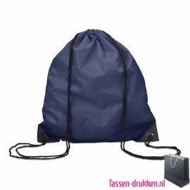 Rugzakje goedkoop bedrukken navy, rugzakje bedrukt, bedrukte rugzak, goedkope rugzak